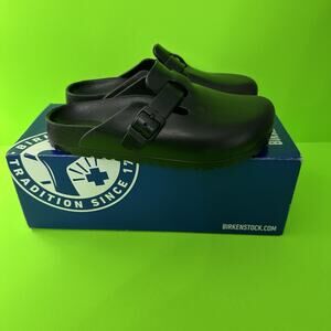 Birkenstock Boston EVA Clogs Womens 36 US 5 Black Narrow Fit Germany Made NIB
